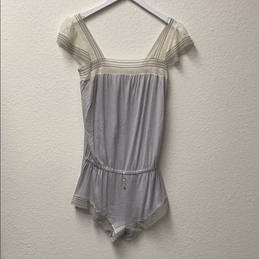 Eberjey Lace Trim Teddy